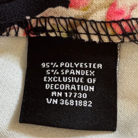 Victoria Beckham for Target Black Floral Dress Small NWT - Picture 9 of 14